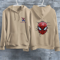 Spider Man Hoodie Casual Clothes Black White Khaki Hoodie Long Sleeve Hooded Pullover Personality Streetwear