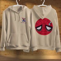 Spider Man Hoodie Casual Clothes Black White Khaki Hoodie Long Sleeve Hooded Pullover Personality Streetwear