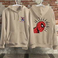 Spider Man Hoodie Casual Clothes Black White Khaki Hoodie Long Sleeve Hooded Pullover Personality Streetwear