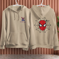 Spider Man Hoodie Casual Clothes Black White Khaki Hoodie Long Sleeve Hooded Pullover Personality Streetwear