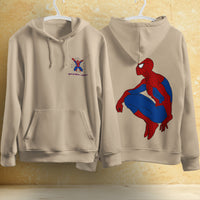 Spider Man Hoodie Casual Clothes Black White Khaki Hoodie Long Sleeve Hooded Pullover Personality Streetwear