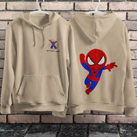 Spider Man Hoodie Casual Clothes Black White Khaki Hoodie Long Sleeve Hooded Pullover Personality Streetwear