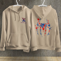 Spider Man Hoodie Casual Clothes Black White Khaki Hoodie Long Sleeve Hooded Pullover Personality Streetwear