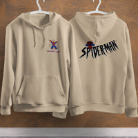 Spider Man Hoodie Casual Clothes Black White Khaki Hoodie Long Sleeve Hooded Pullover Personality Streetwear