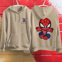 Spider Man Hoodie Casual Clothes Black White Khaki Hoodie Long Sleeve Hooded Pullover Personality Streetwear