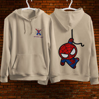 Spider Man Hoodie Casual Clothes Black White Khaki Hoodie Long Sleeve Hooded Pullover Personality Streetwear