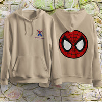 Spider Man Hoodie Casual Clothes Black White Khaki Hoodie Long Sleeve Hooded Pullover Personality Streetwear