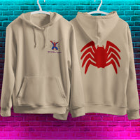 Spider Man Hoodie Casual Clothes Black White Khaki Hoodie Long Sleeve Hooded Pullover Personality Streetwear