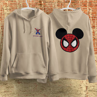 Spider Man Hoodie Casual Clothes Black White Khaki Hoodie Long Sleeve Hooded Pullover Personality Streetwear