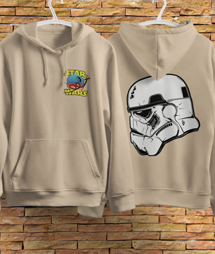 Star Wars Hoodie Vintage White Khaki Hoodie For Mens Womens Hooded Pullover Personality Streetwear