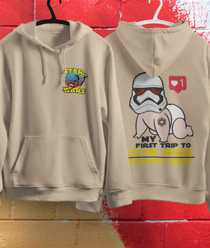 Star Wars Hoodie Vintage White Khaki Hoodie For Mens Womens Hooded Pullover Personality Streetwear