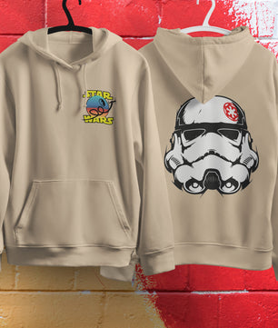 Star Wars Hoodie Vintage White Khaki Hoodie For Mens Womens Hooded Pullover Personality Streetwear