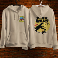 Star Wars Hoodie Vintage White Khaki Hoodie For Mens Womens Hooded Pullover Personality Streetwear