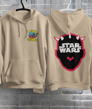 Star Wars Hoodie Vintage White Khaki Hoodie For Mens Womens Hooded Pullover Personality Streetwear