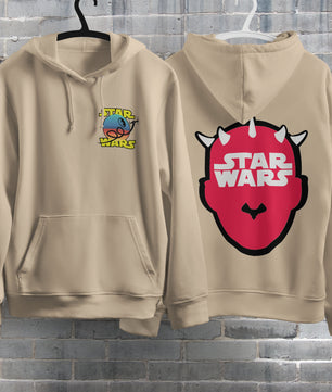 Star Wars Hoodie Vintage White Khaki Hoodie For Mens Womens Hooded Pullover Personality Streetwear