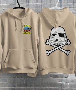 Star Wars Hoodie Vintage White Khaki Hoodie For Mens Womens Hooded Pullover Personality Streetwear