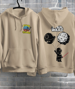 Star Wars Hoodie Vintage White Khaki Hoodie For Mens Womens Hooded Pullover Personality Streetwear