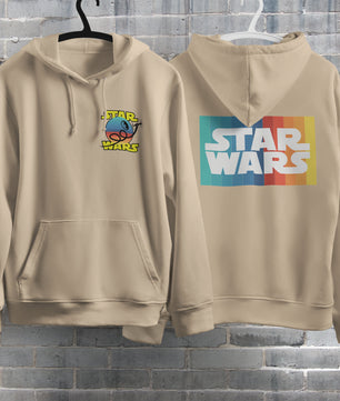 Star Wars Hoodie Vintage White Khaki Hoodie For Mens Womens Hooded Pullover Personality Streetwear