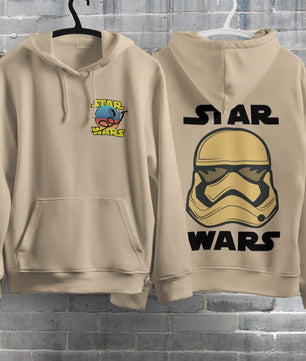 Star Wars Hoodie Vintage White Khaki Hoodie For Mens Womens Hooded Pullover Personality Streetwear