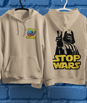 Star Wars Hoodie Vintage White Khaki Hoodie For Mens Womens Hooded Pullover Personality Streetwear