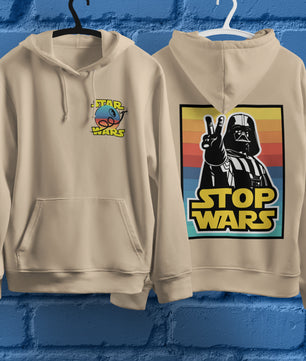 Star Wars Hoodie Vintage White Khaki Hoodie For Mens Womens Hooded Pullover Personality Streetwear