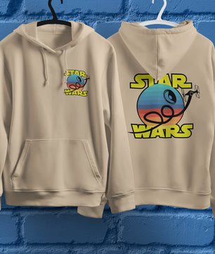 Star Wars Hoodie Vintage White Khaki Hoodie For Mens Womens Hooded Pullover Personality Streetwear