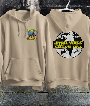 Star Wars Hoodie Vintage White Khaki Hoodie For Mens Womens Hooded Pullover Personality Streetwear