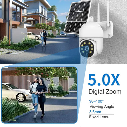 4G Solar Surveillance Camera Waterproof - Lusy Store LLC 