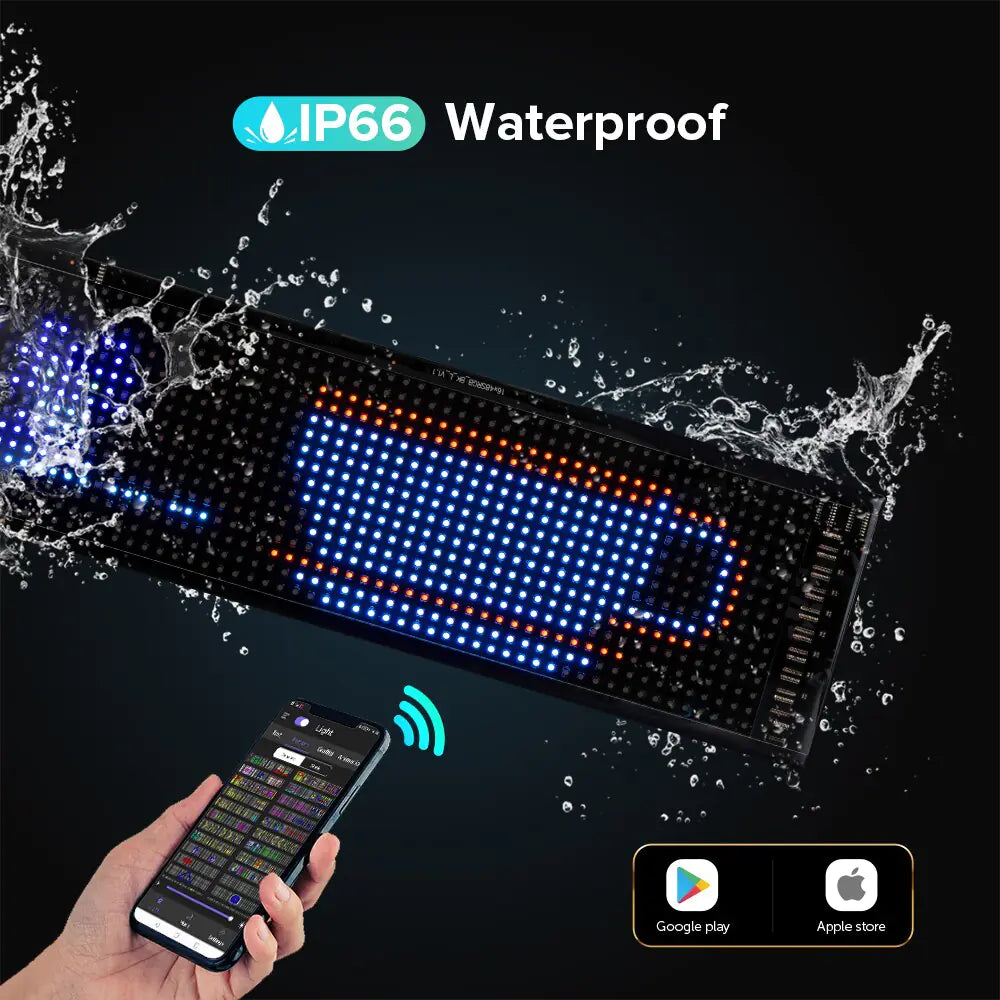 LED Matrix Pixel Panel Bluetooth - Lusy Store LLC 