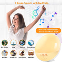 Smart Digital Sunrise Alarm Clock - Lusy Store LLC 