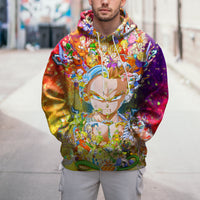 Dragon Ball Z Hoodie Colorful Gohan Coat Unique Personality Many Sizes For Men Boy Kid Clothes DBP-5F