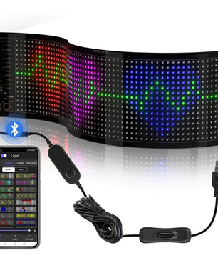 LED Matrix Pixel Panel Bluetooth - Lusy Store LLC 