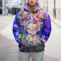 Dragon Ball Z Hoodie Colorful Gohan Coat Unique Personality Many Sizes For Men Boy Kid Clothes DBP-5F