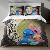 Stitch Bed Set - Lilo and Stitch Bedding Set/Quilt Set - Angel and Stitch - Linen Duvet Cover and Pillowcase