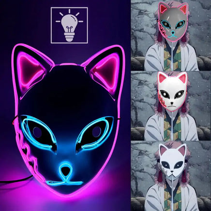 Halloween LED Cat Mask - Lusy Store LLC 