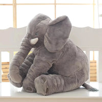 Large Elephant Plush Toy – Soft Stuffed Pillow & Cushion (16in/24in) | Lusy Store