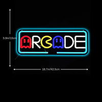 Arcade Neon Signs for Wall Decor USB LED Light Sign Bedroom Kid Room Neon Light Gift