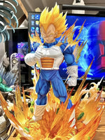 Dragon Ball Gk Model Anime Figure Super Saiyan Vegeta 14.2inch Majin Vegeta Large Statue Room Decor Ornament Gift Toys