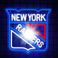 New York Hockey Neon Sign Ranger LED Sign Decor Ice Gifts for Ranger Fans