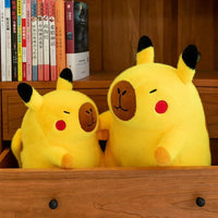 Pokemon Cute Pikachu Capybara Big Szie Plush Toy Kawaii Stuffed Animals Soft Pillow Gift