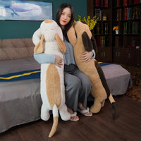 Huge Soft Body Long Dog Plush Pillow Stuffed Animal Home Decoration Sofa Cushion Children Girl