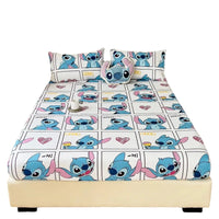 Stitch Sheets Mattress Protectors Non-Slip Sheets Children's Bedding