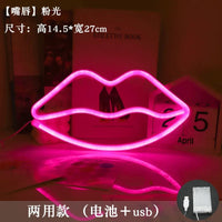 Love LED Neon Sign Light Glowing Valentine's Day Propose Festival Decoration