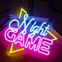 Game Room Neon Sign LED Wall Decor USB Powered Acrylic Lighting Bedroom Bedside Wall Decor Gift