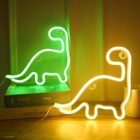 Dinosaur Neon Light Decoration Pendant LED Neon Sign Lamp Festival Atmosphere Bedroom Party Home Decor