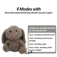 Elephant Plush Toy – Soothing Breathing Companion – Music & Light – Lusy Store