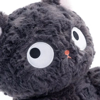 Funny Three Poses Fat Black Cat Plush Stuffed Animals For Boys and Girls Children Gift