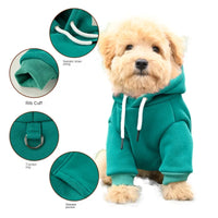 Dog Hoodie Small And Medium Dog Vest Outdoor Sweatshirt Bulldog Husky Warm Fleece Pet Clothing Puppy Costume