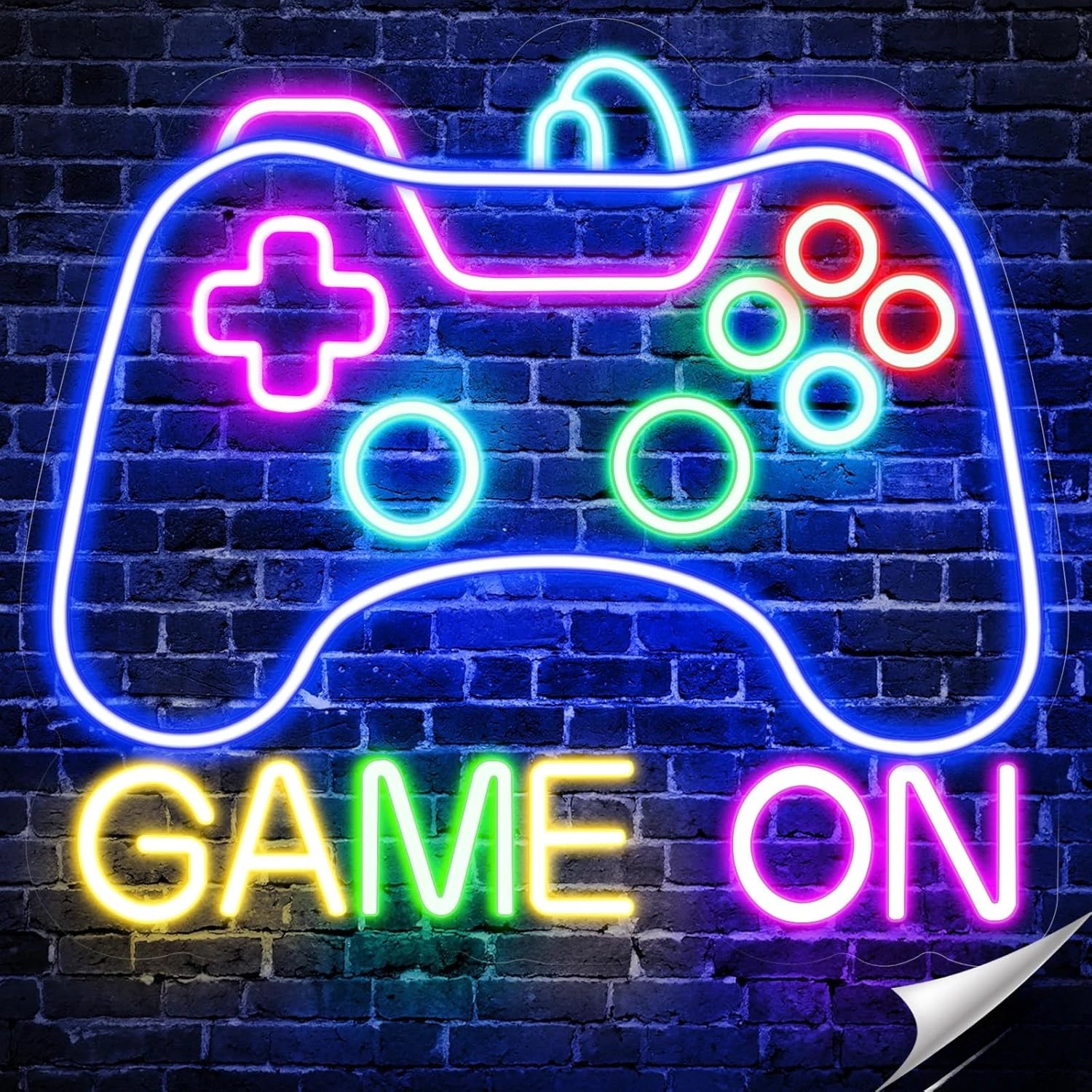 Gamer Neon Sign LED Sign for Gamer Wall Decor Bedroom Gamer Gifts for Boys