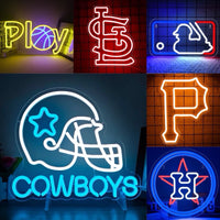 Cowboys Football Neon Wall Decor LED Sign Neon Sign Bedroom Boys Home Bar Club Party